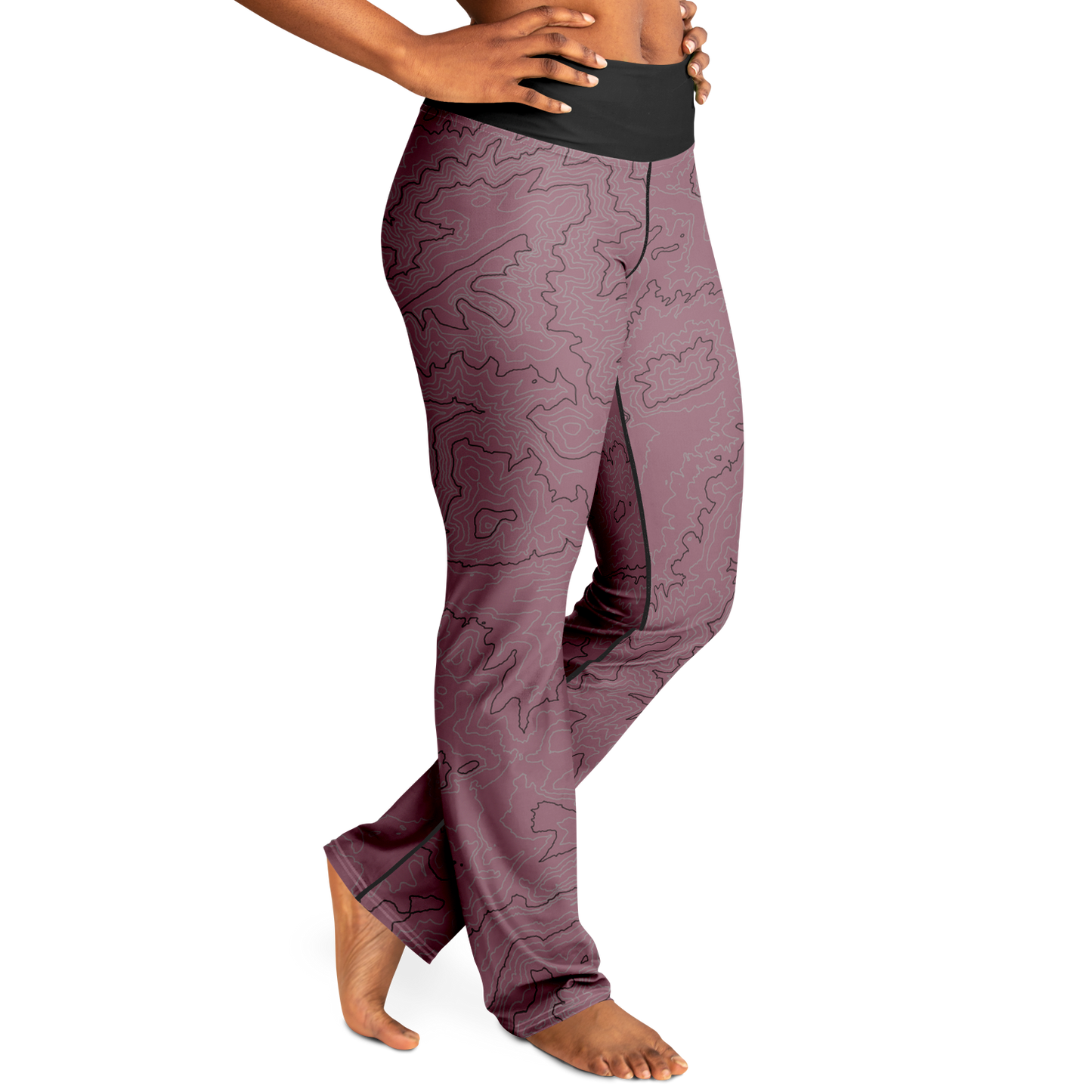 Basics: Wild Berry - Flare Leggings