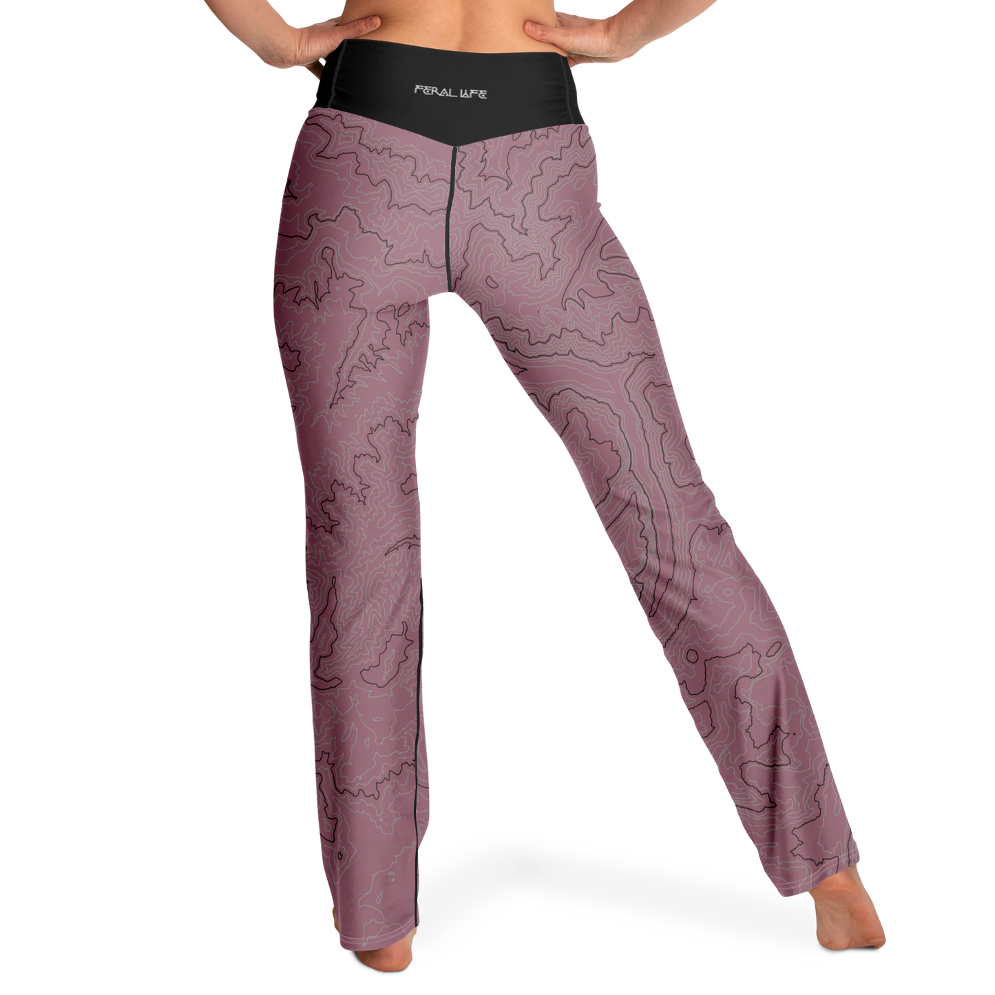 Basics: Wild Berry - Flare Leggings