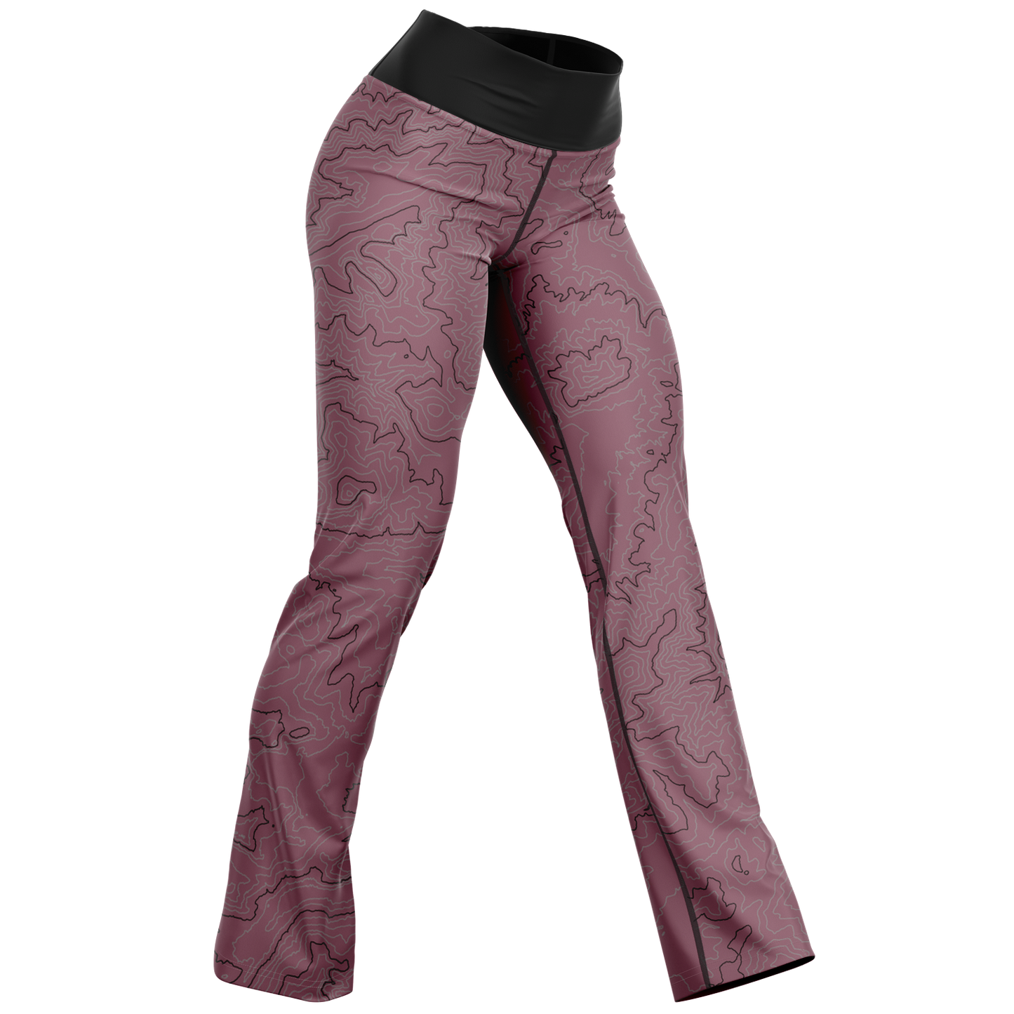 Basics: Wild Berry - Flare Leggings