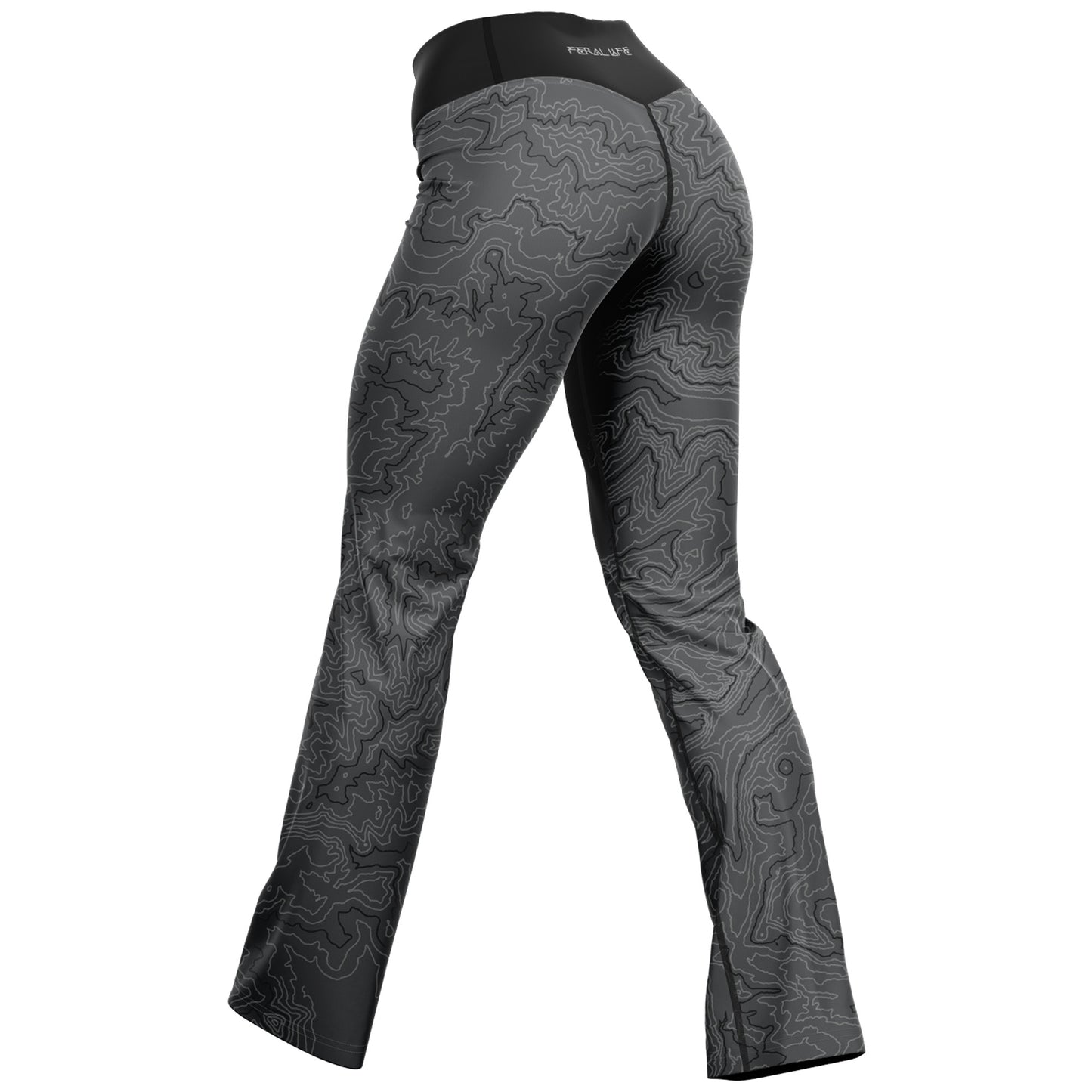 Basics: Cracked Pepper - Flare Leggings