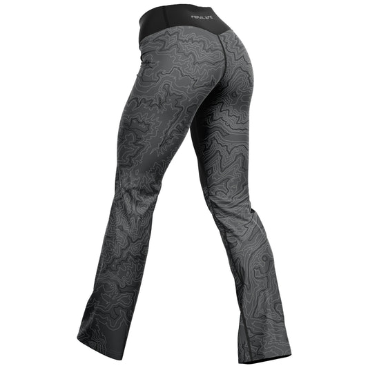 Basics: Cracked Pepper - Flare Leggings