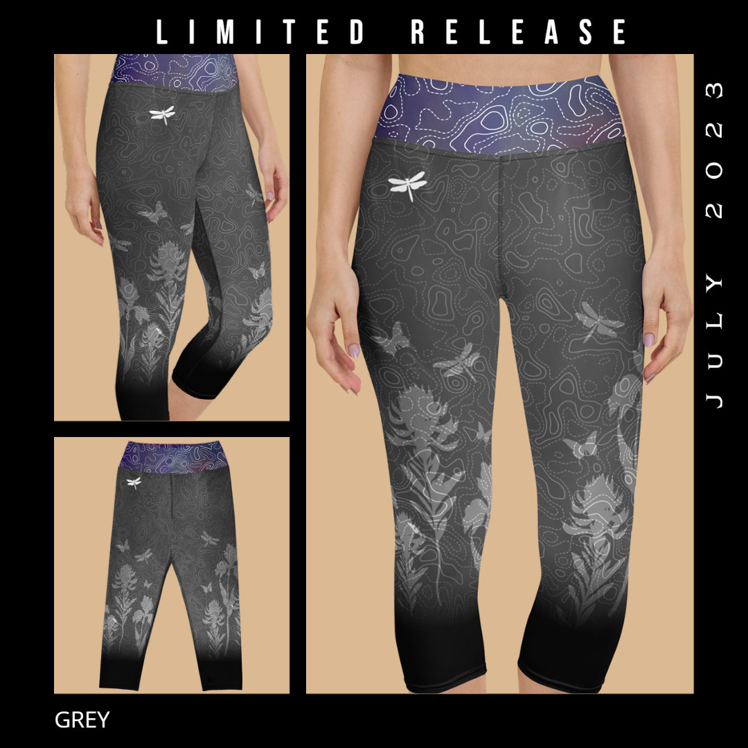 Monthly Escape x July 2023 - Yoga Capri Leggings