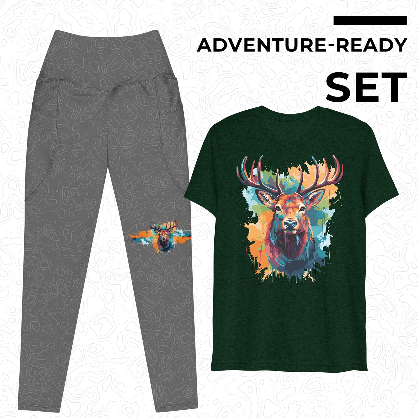 Monthly Escapes x September 2023 - Pocket Leggings + T-Shirt Set