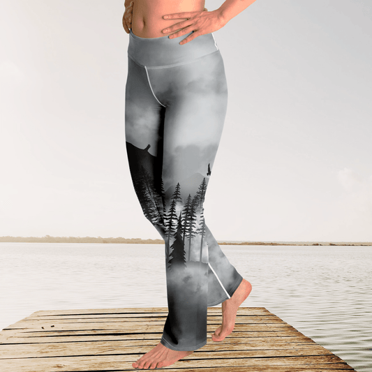 Mountain Mist - Flare Leggings