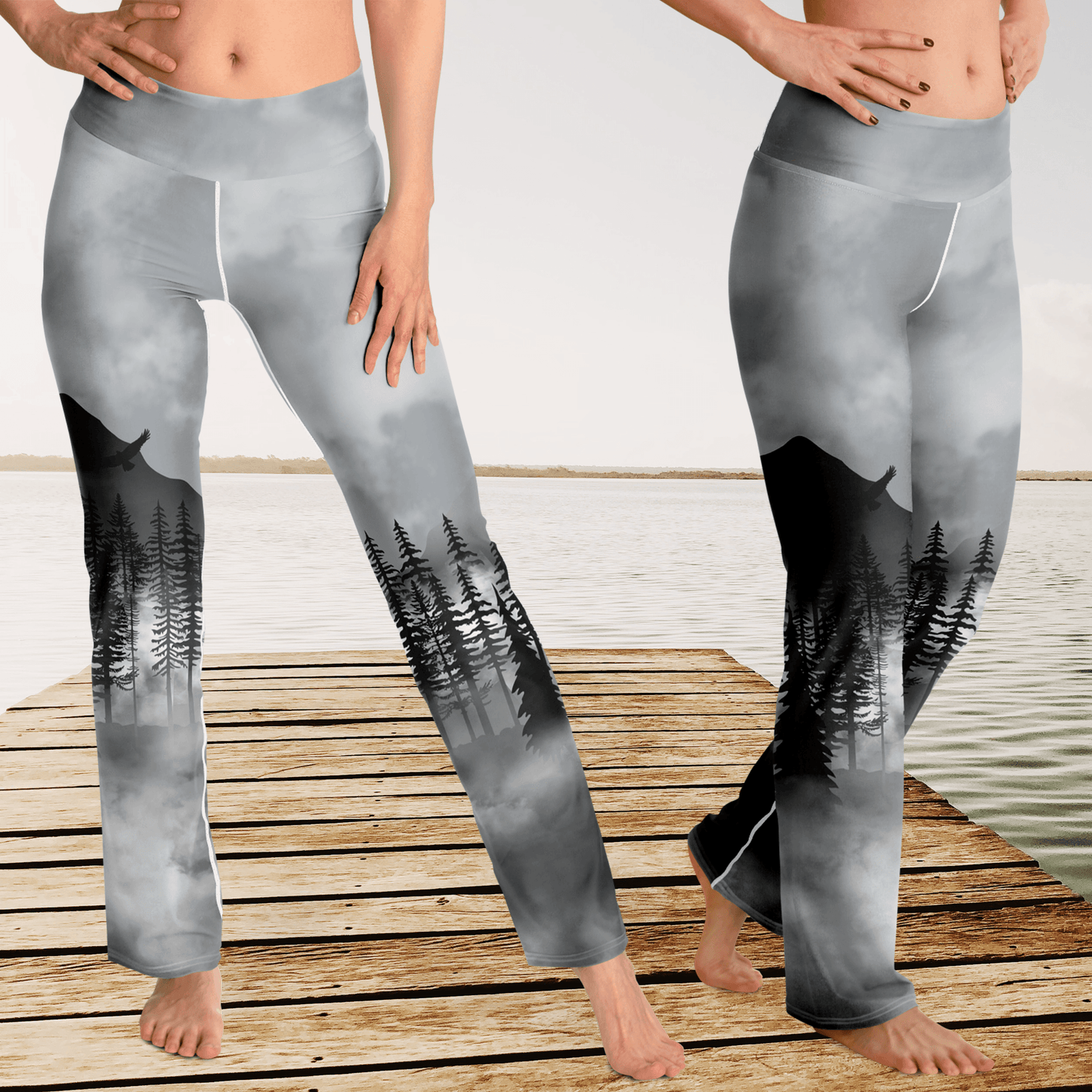 Mountain Mist - Flare Leggings
