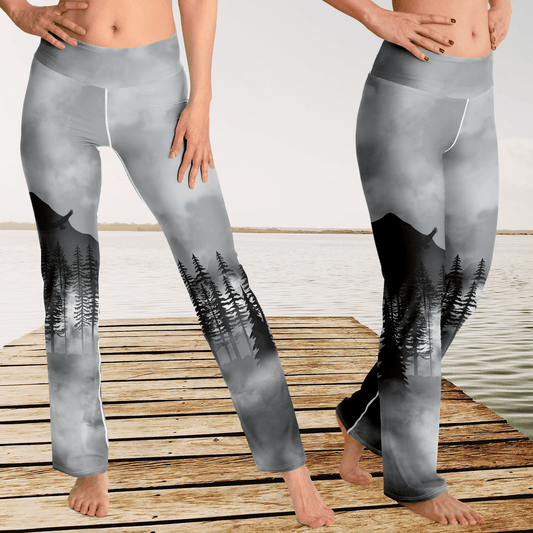 Mountain Mist - Flare Leggings