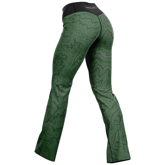 Basics: Forest Floor - Flare Leggings