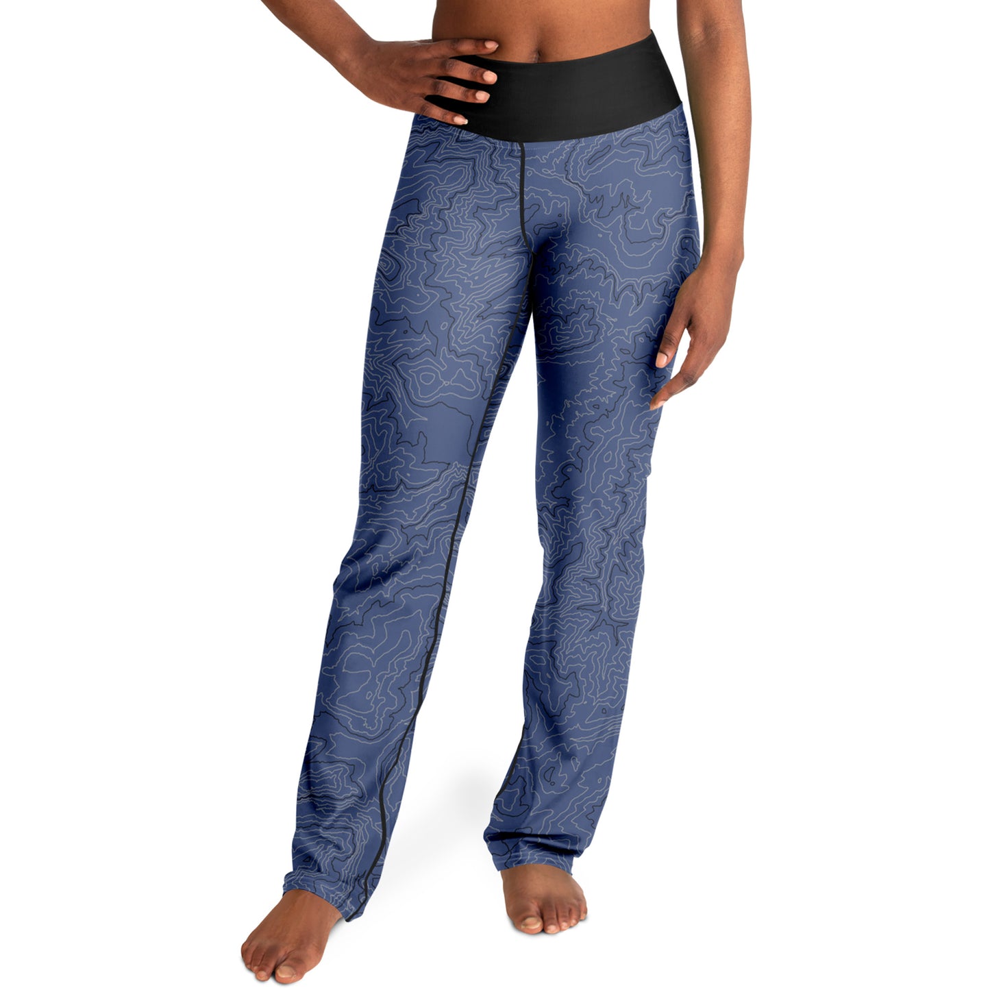 Basics: Midnight Lake - Flare Leggings