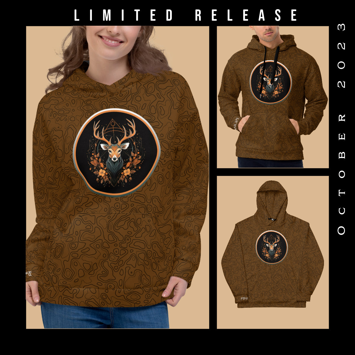 Monthly Escapes x October 2023 - Unisex Hoodie