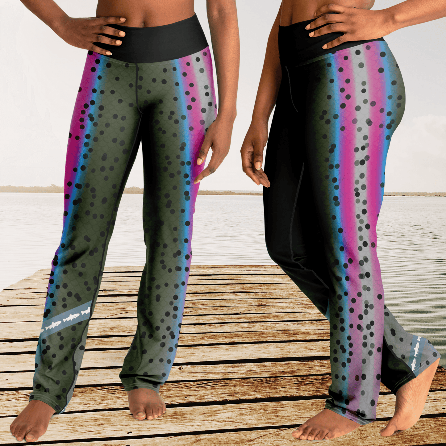 Rainbow Trout - Flare Leggings