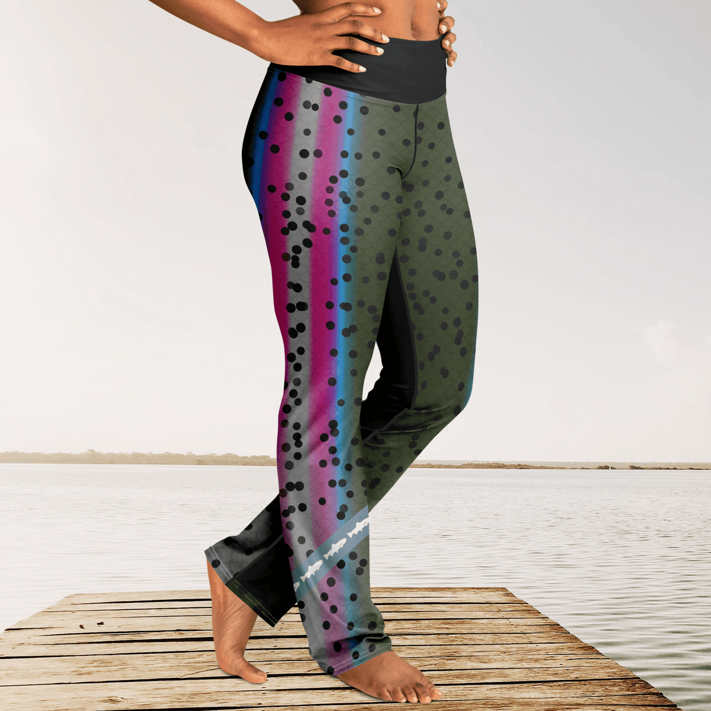 Rainbow Trout - Flare Leggings