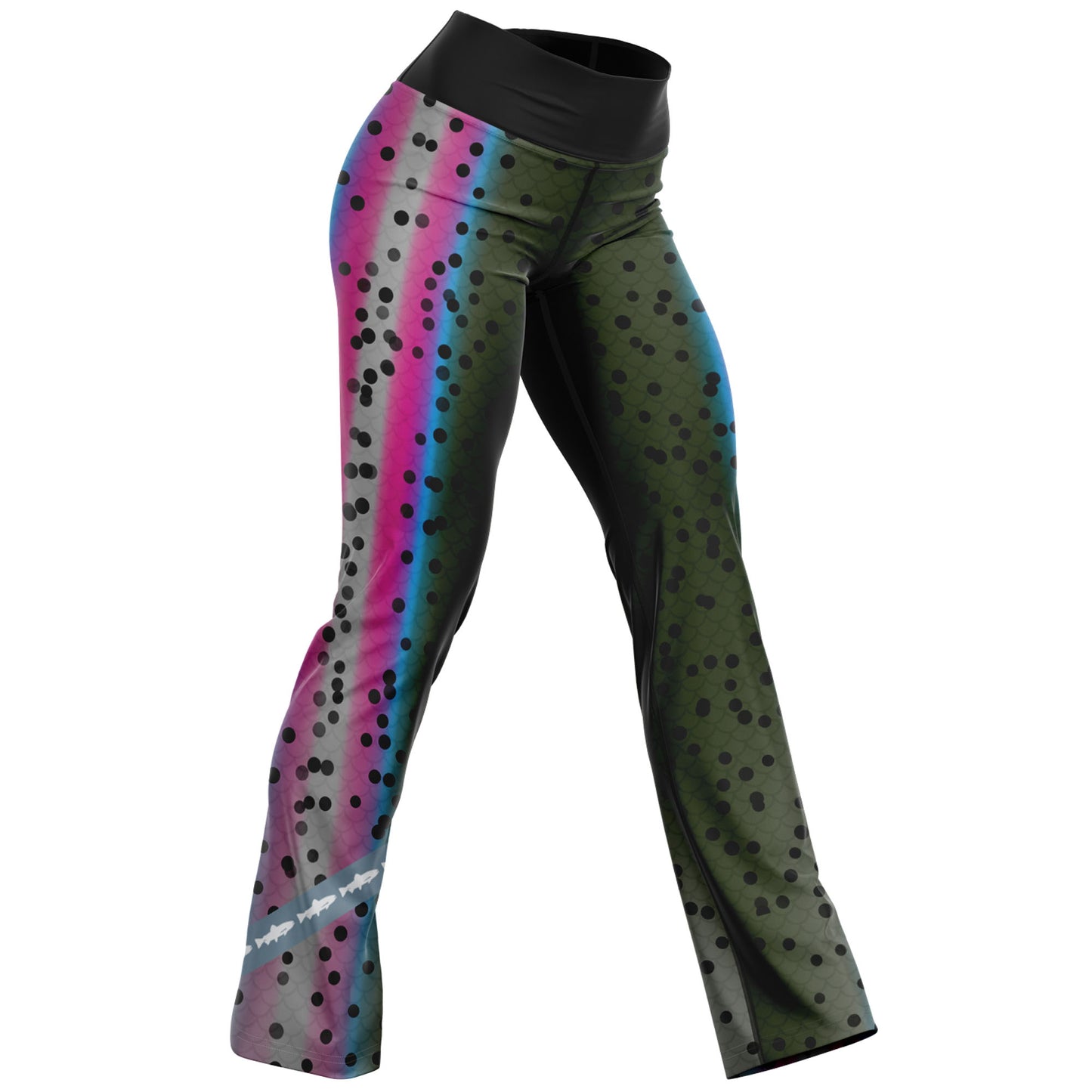 Rainbow Trout - Flare Leggings