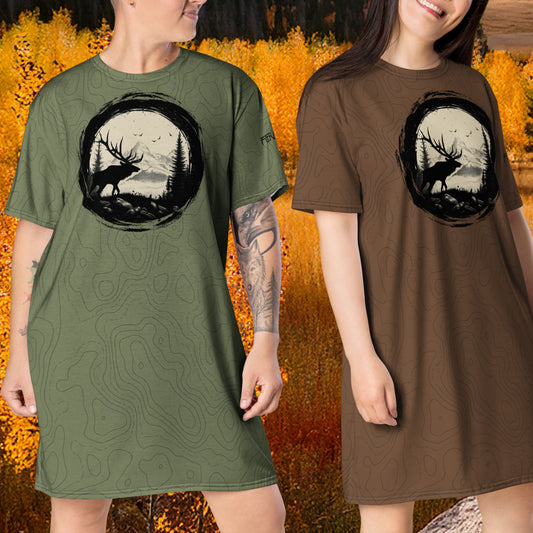 Sir Bull Elk - Long Tee Dress
