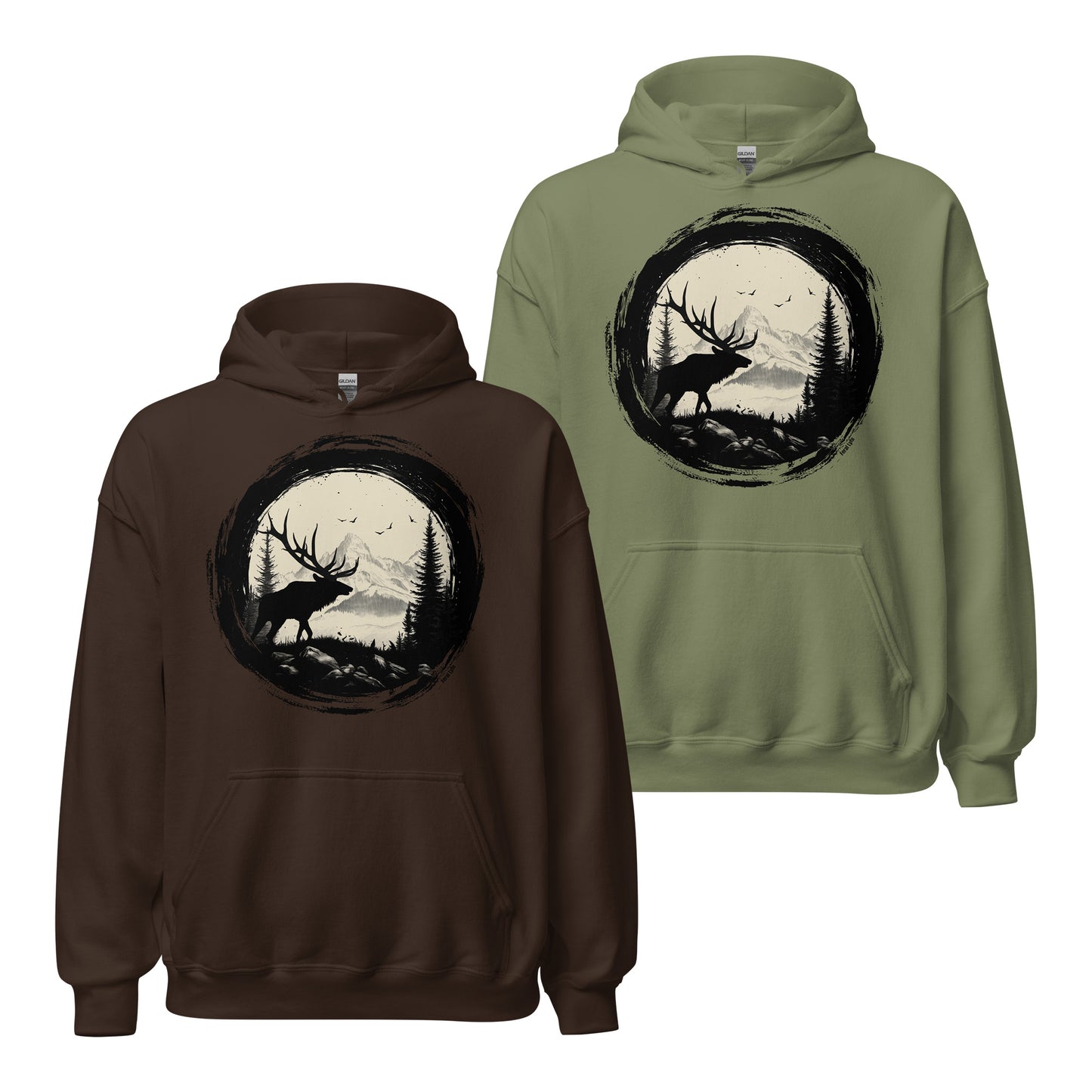 Sir Bull Elk - Unisex Hoodie