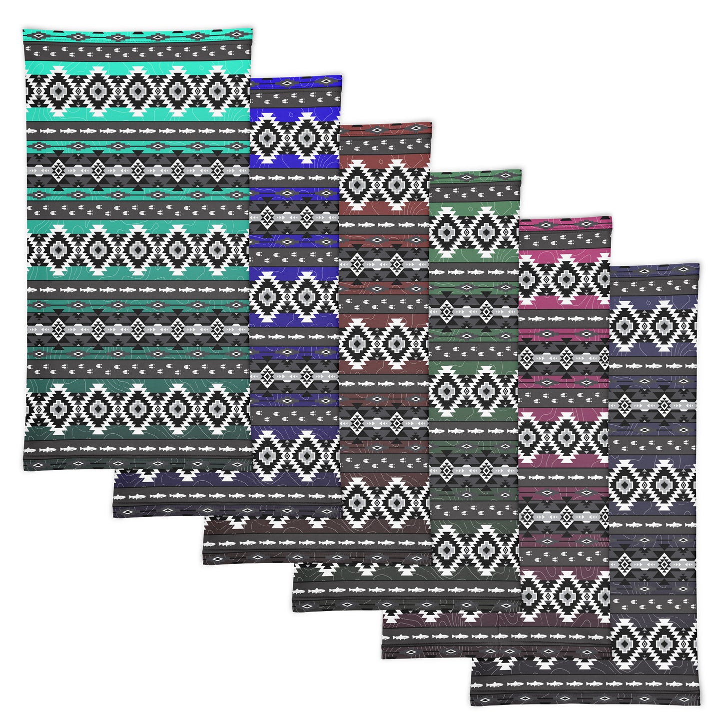 Trout and Tracks - Neck Gaiter