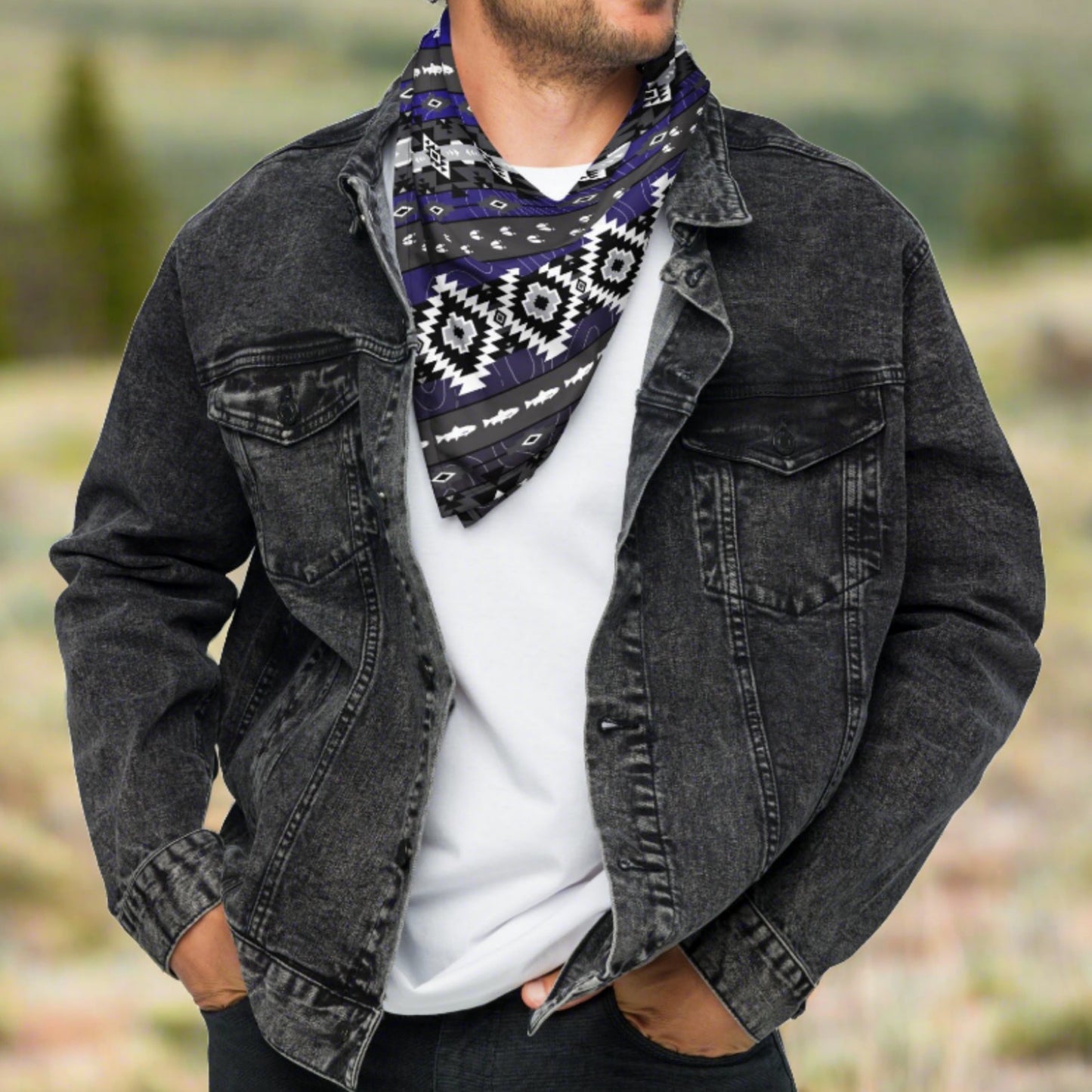 Trout and Tracks - Bandana