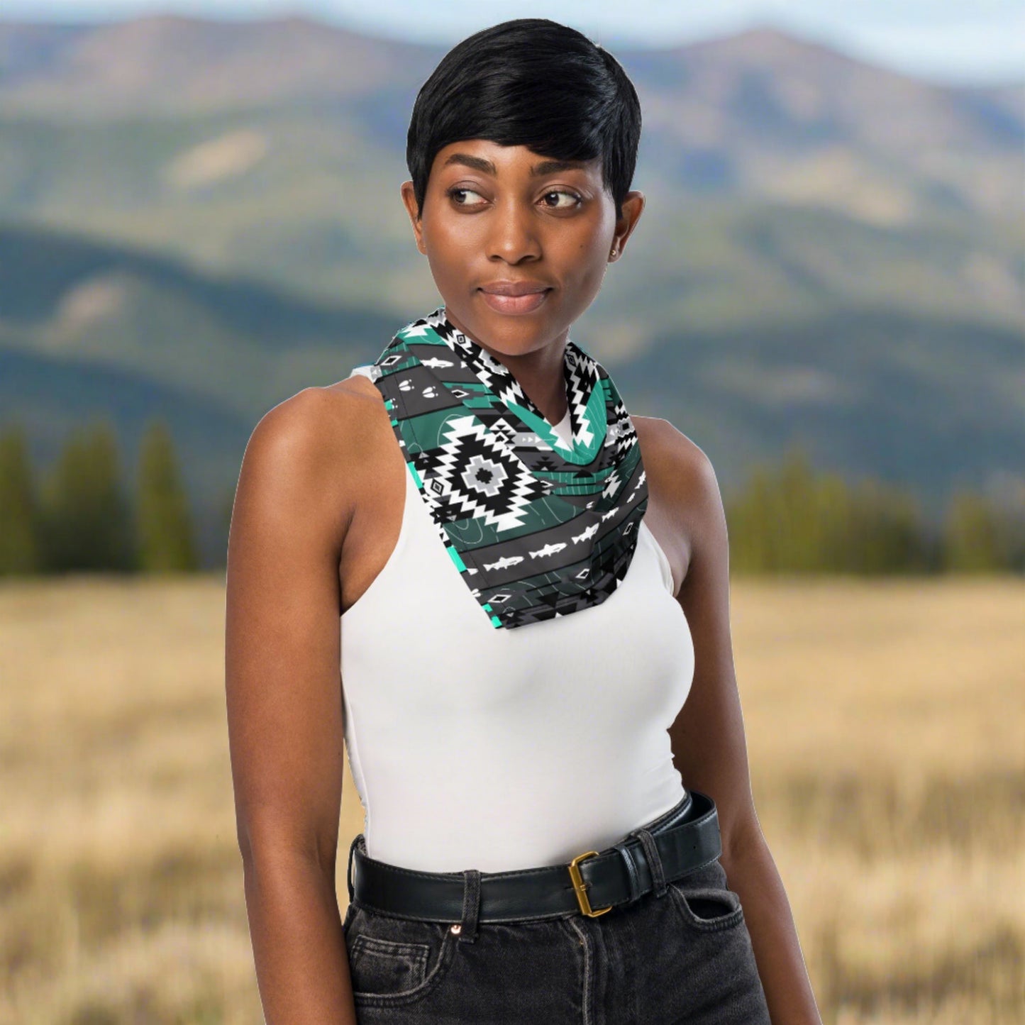 Trout and Tracks - Bandana