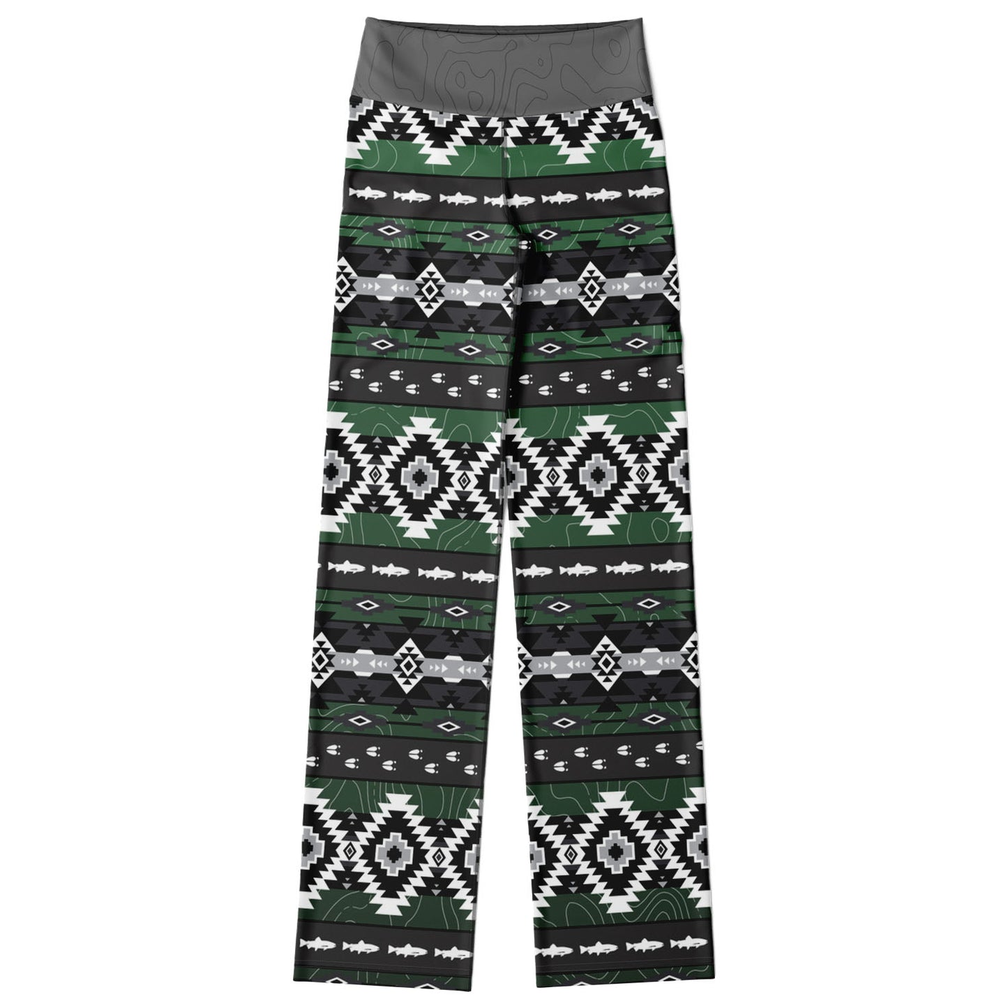 Trout and Tracks - Flare Leggings