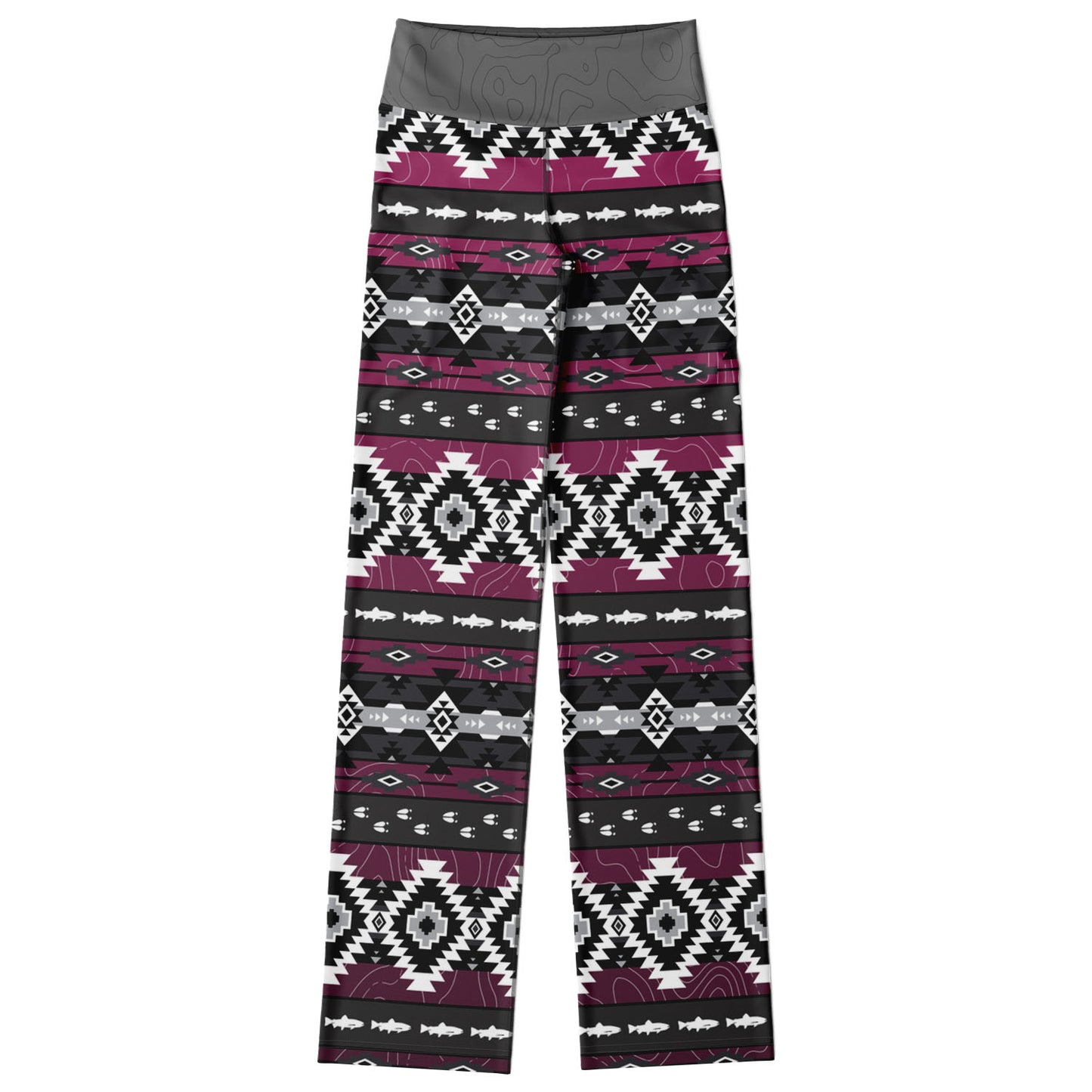 Trout and Tracks - Flare Leggings