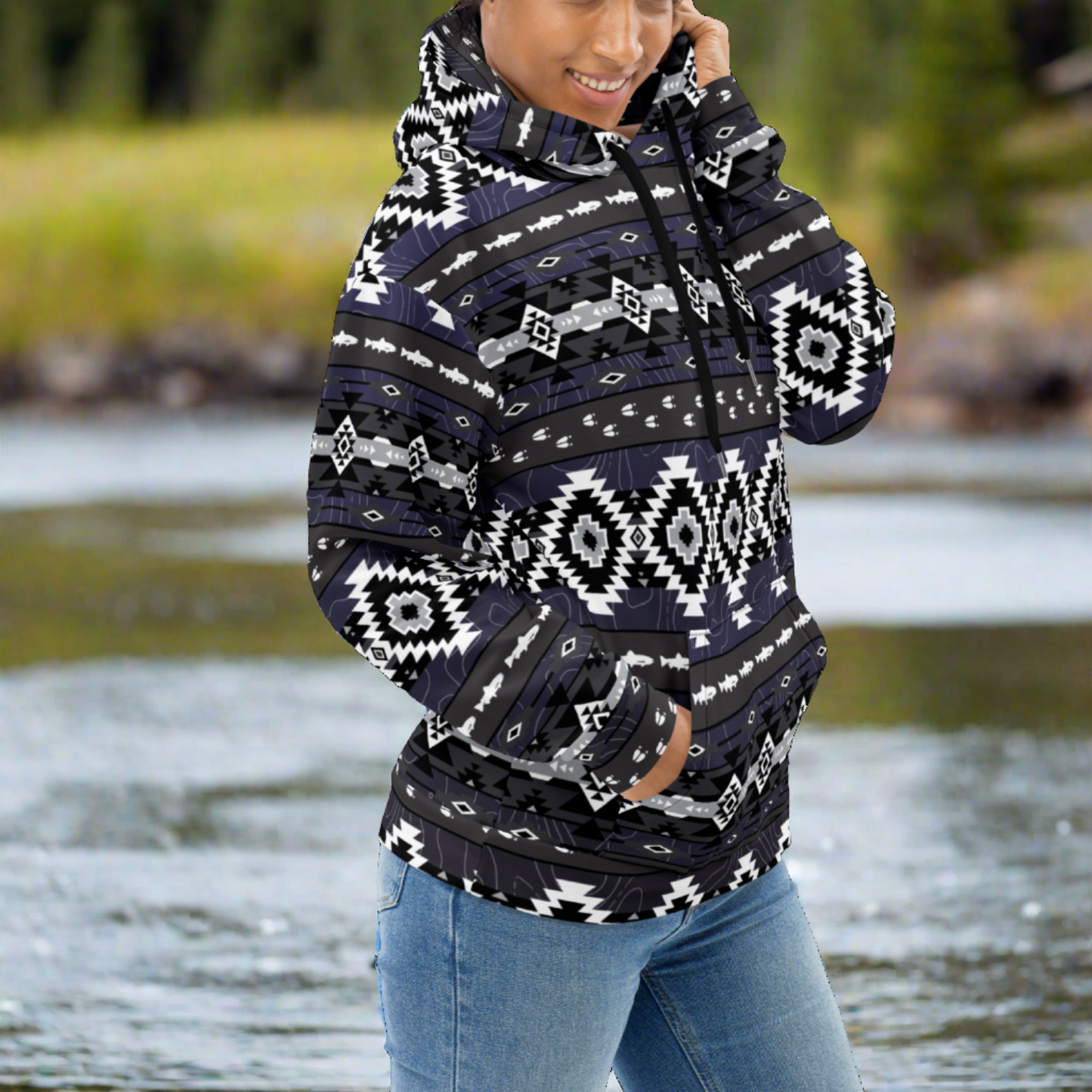 Trout and Tracks - Hoodie