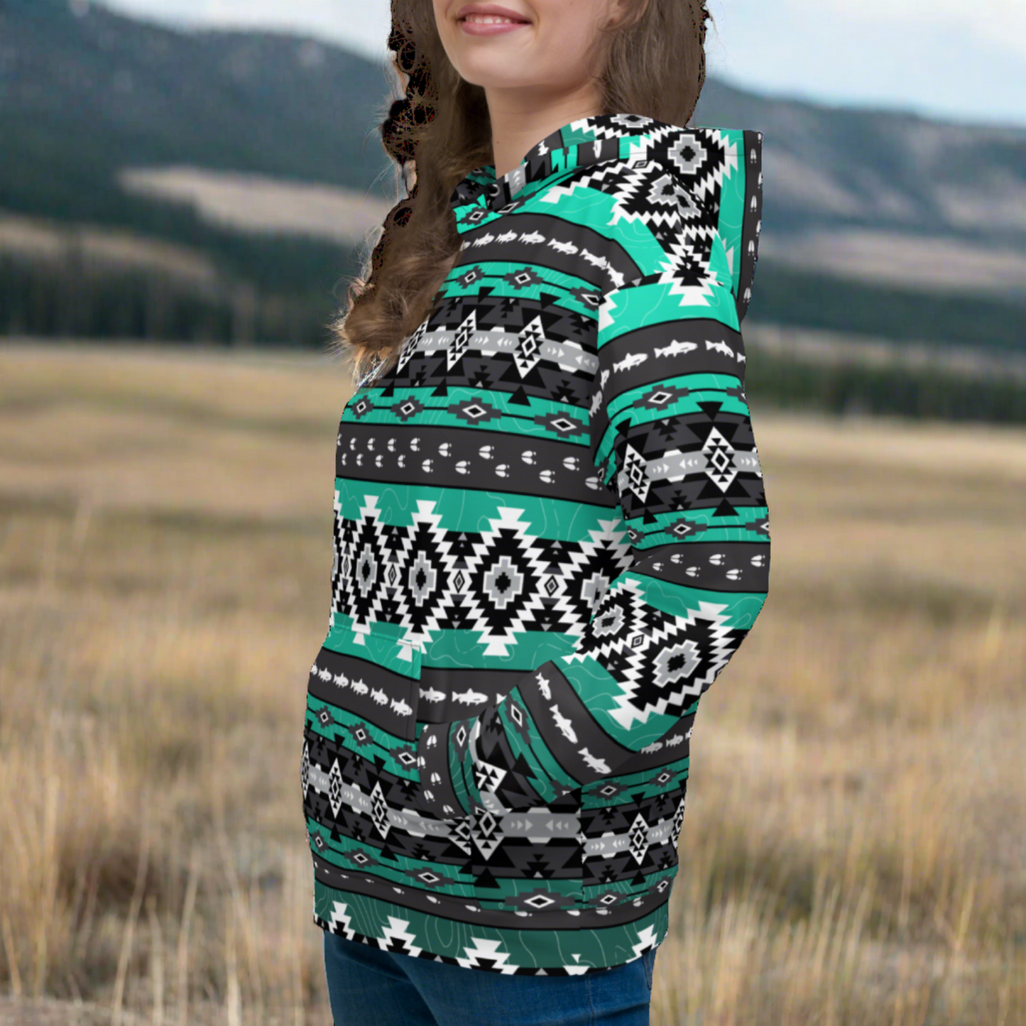 Trout and Tracks - Hoodie