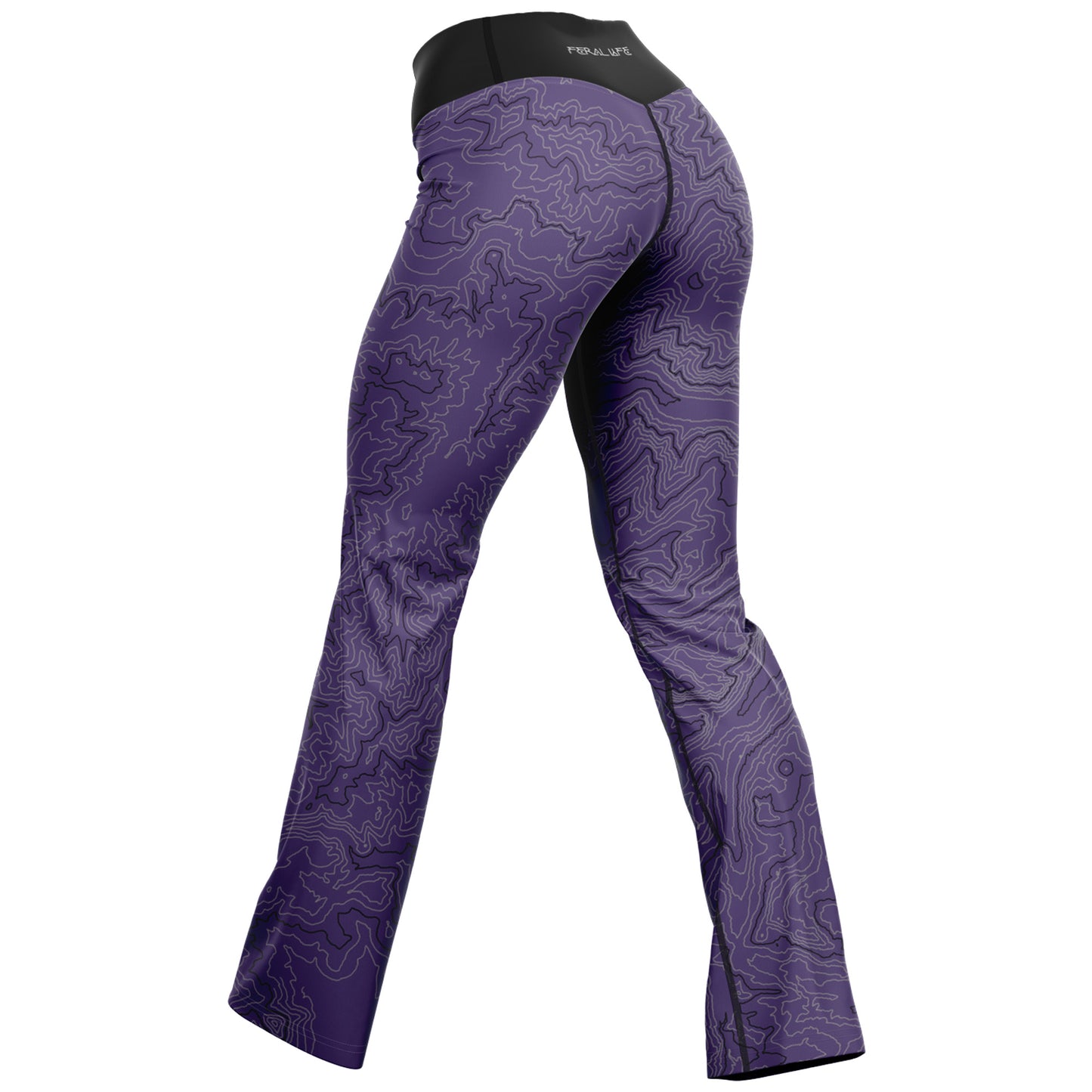 Basics: Twilight Amethyst - Flare Leggings