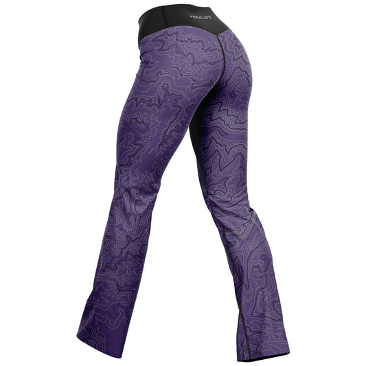 Basics: Twilight Amethyst - Flare Leggings