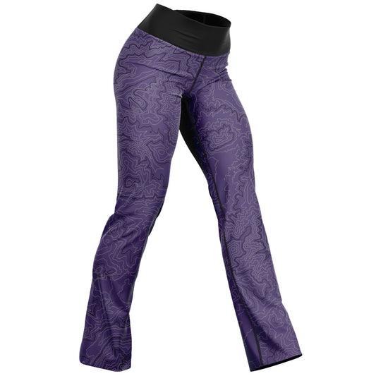 Basics: Twilight Amethyst - Flare Leggings