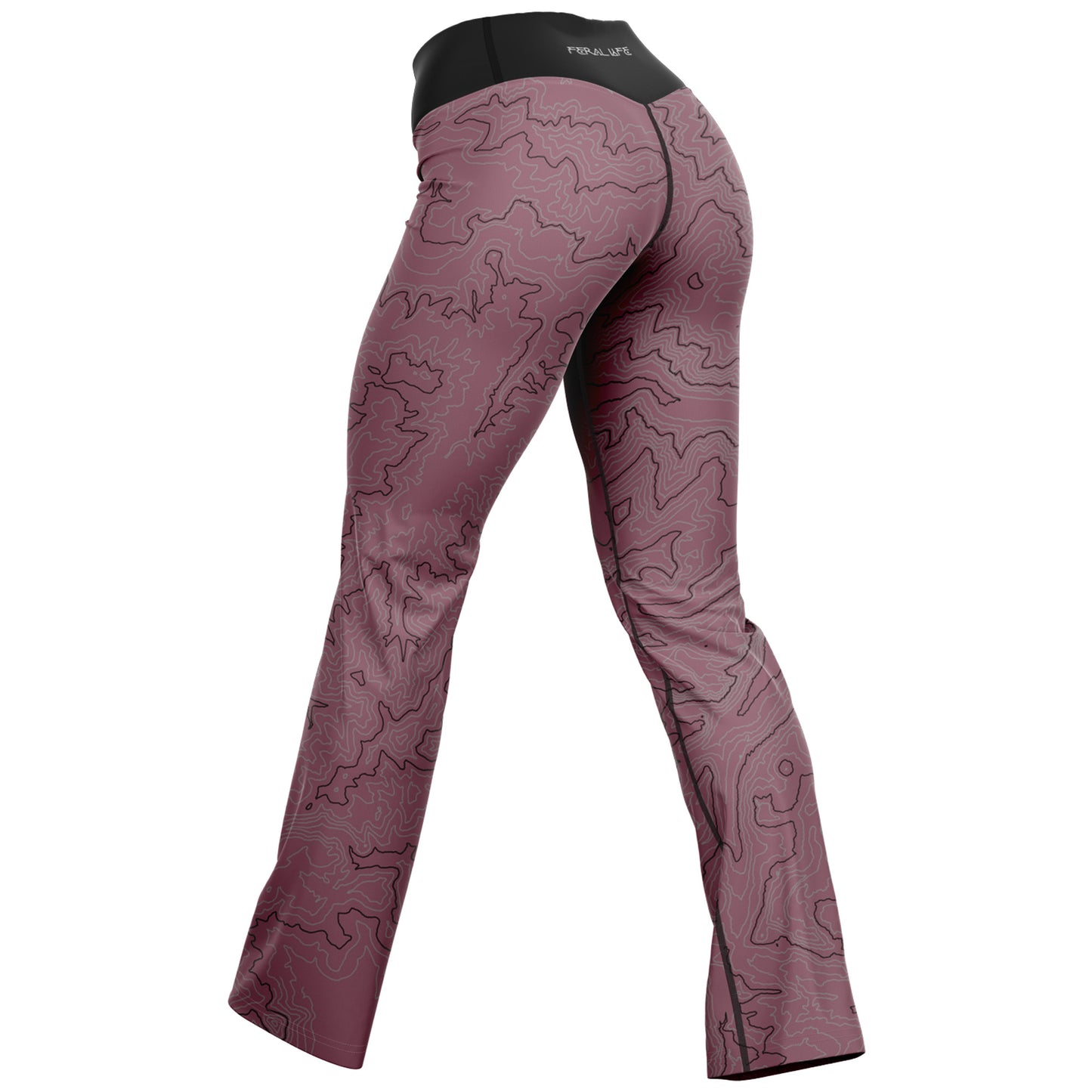 Basics: Wild Berry - Flare Leggings