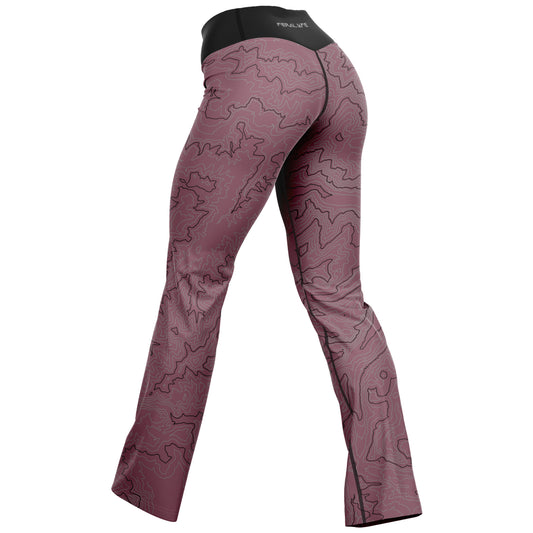 Basics: Wild Berry - Flare Leggings