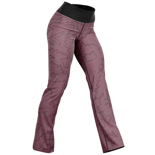 Basics: Wild Berry - Flare Leggings