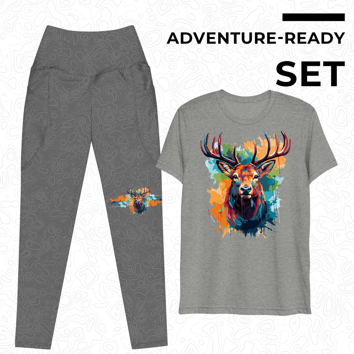Monthly Escapes x September 2023 - Pocket Leggings + T-Shirt Set
