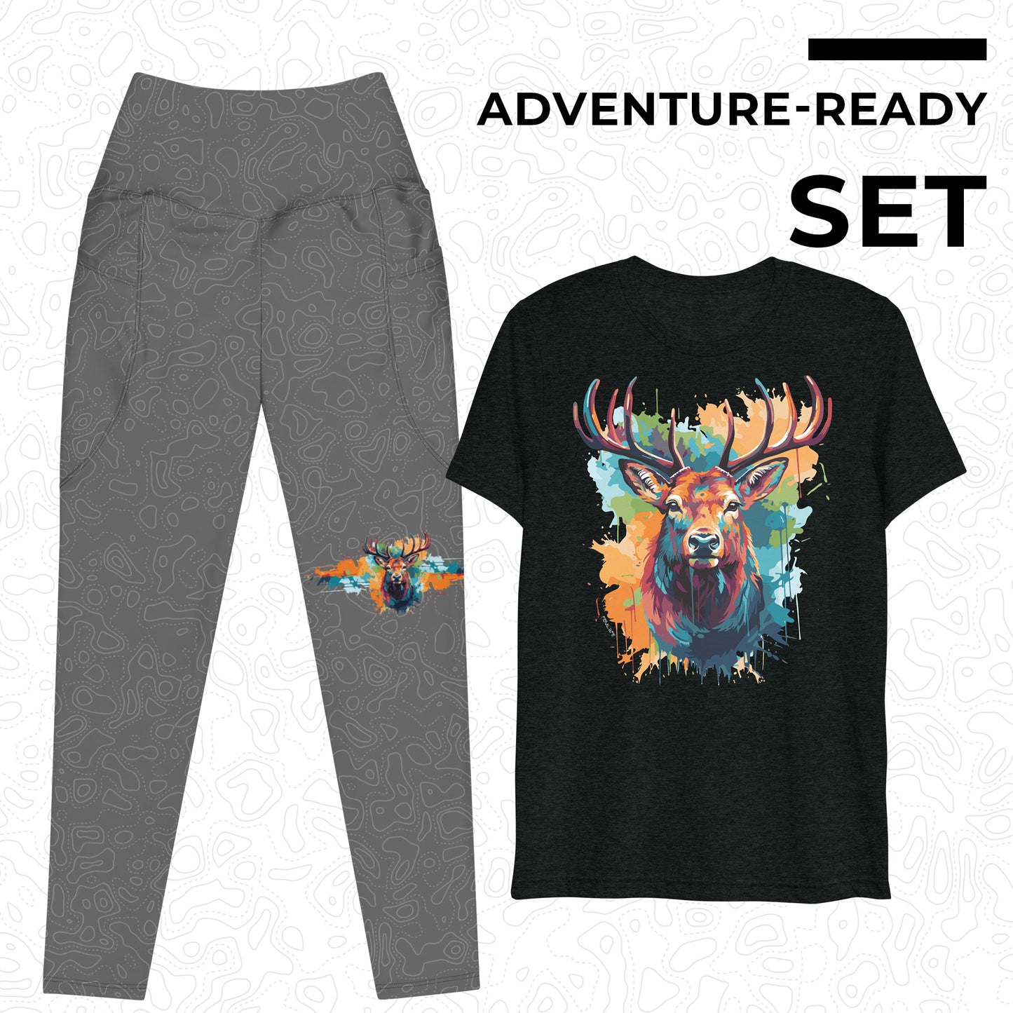 Monthly Escapes x September 2023 - Pocket Leggings + T-Shirt Set