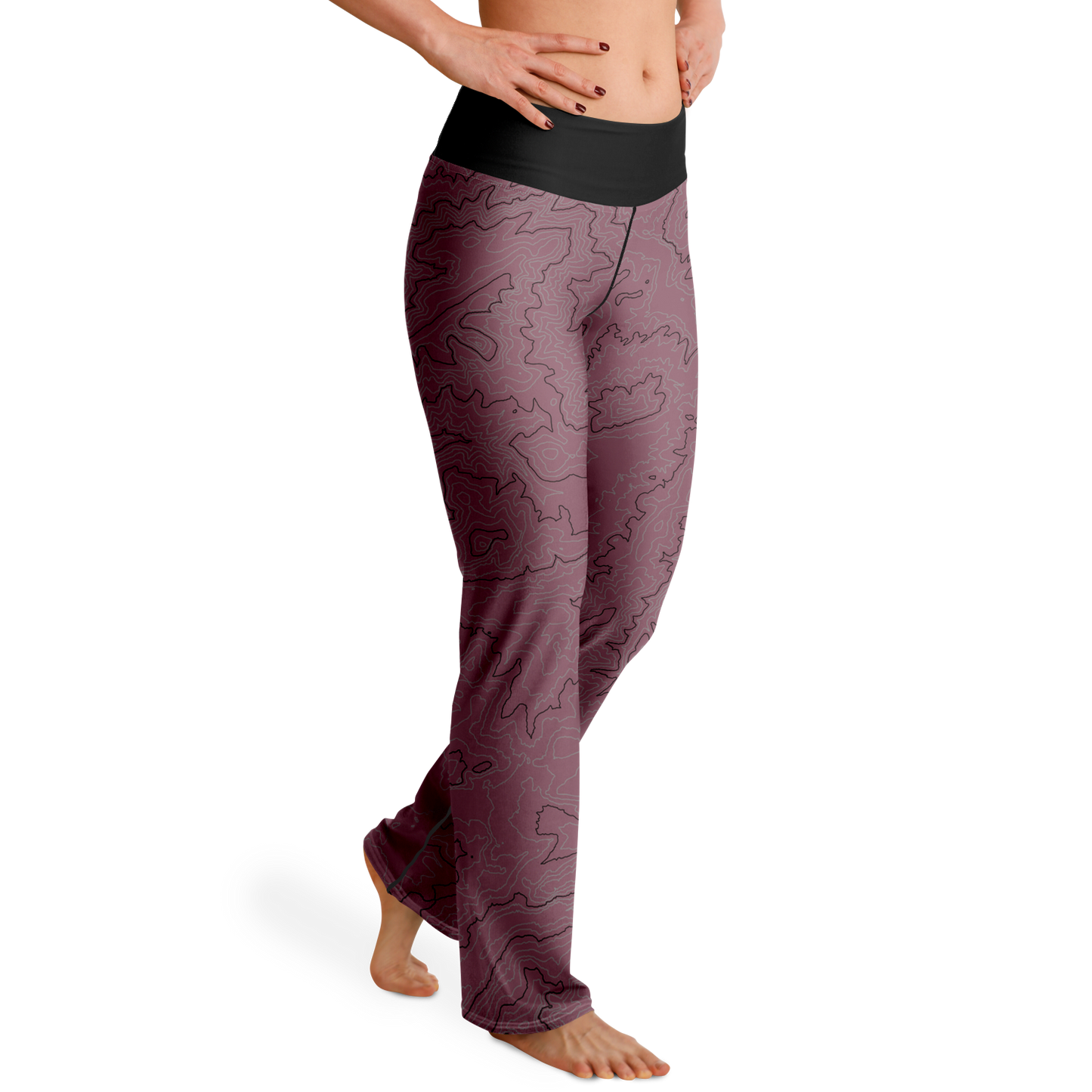 Basics: Wild Berry - Flare Leggings