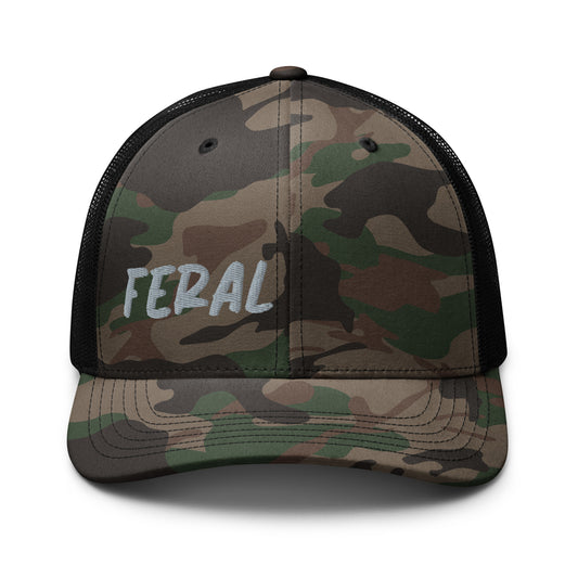 FERAL - Embroidered Camo Hat