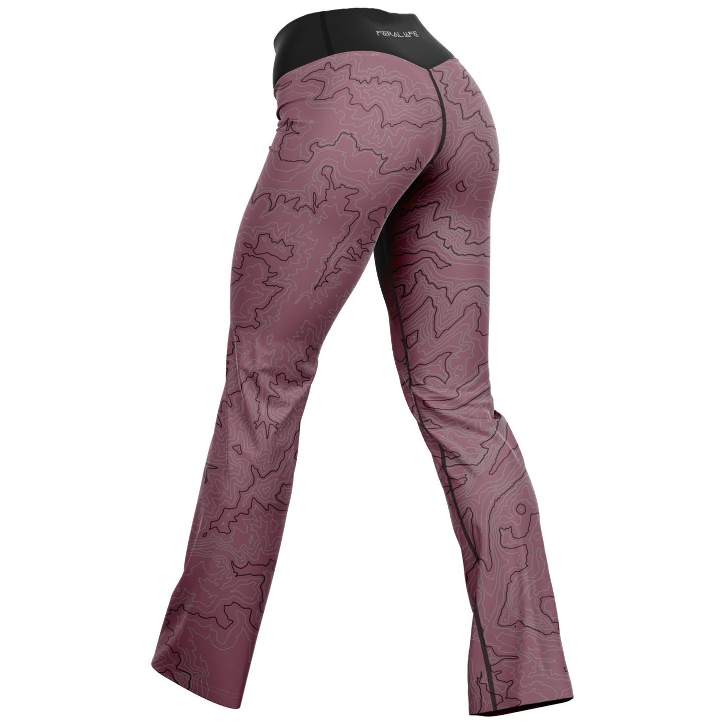 Basics: Wild Berry - Flare Leggings