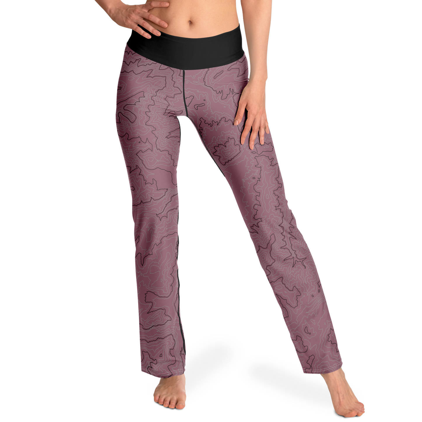 Basics: Wild Berry - Flare Leggings