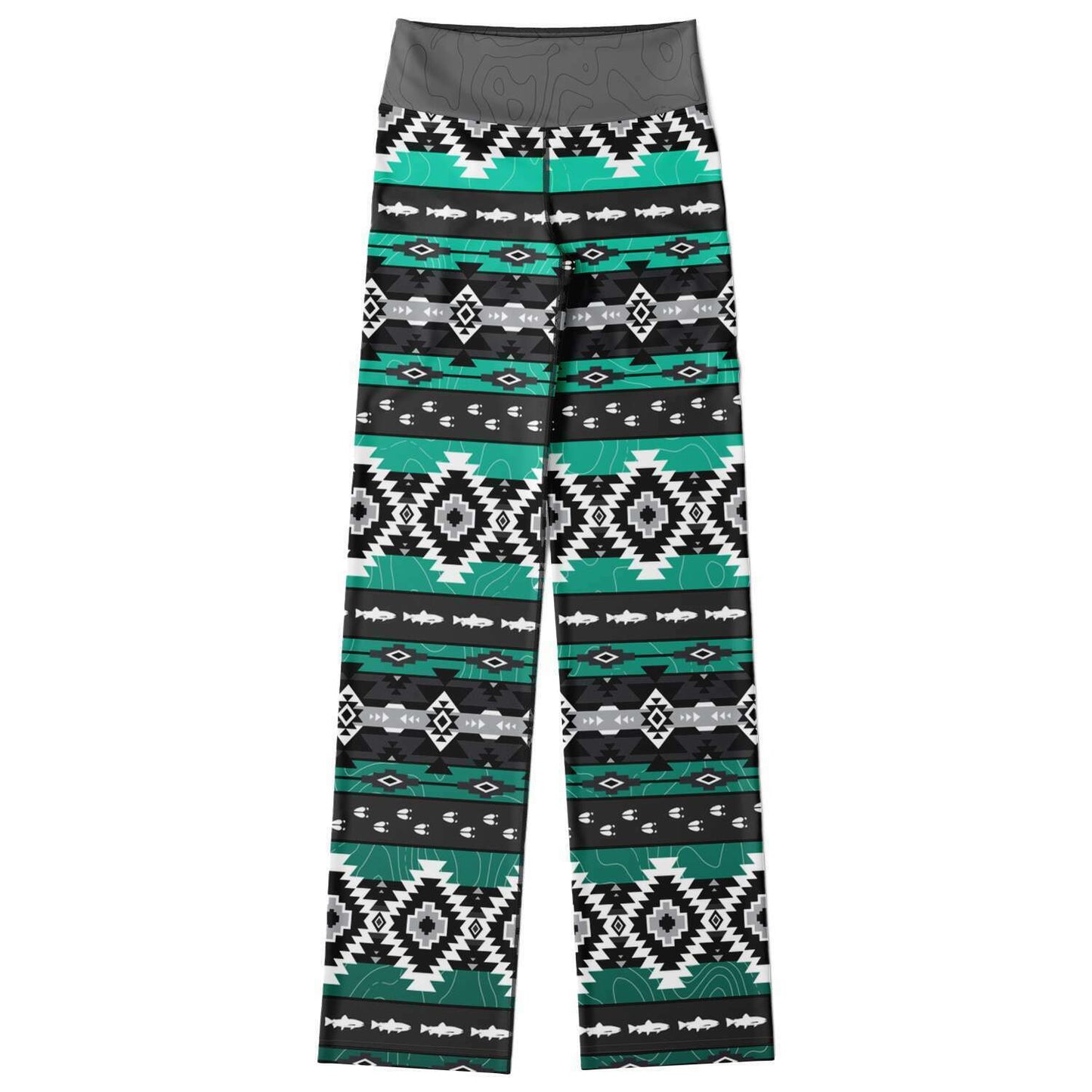 Trout and Tracks - Flare Leggings