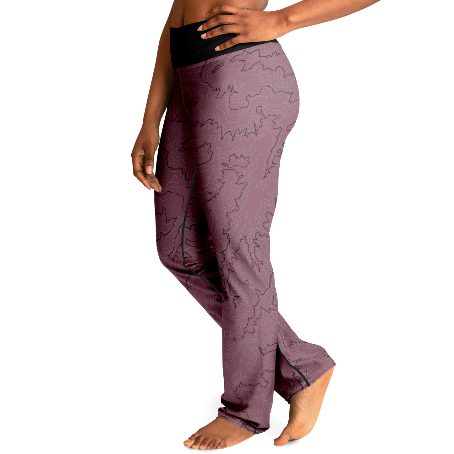 Basics: Wild Berry - Flare Leggings