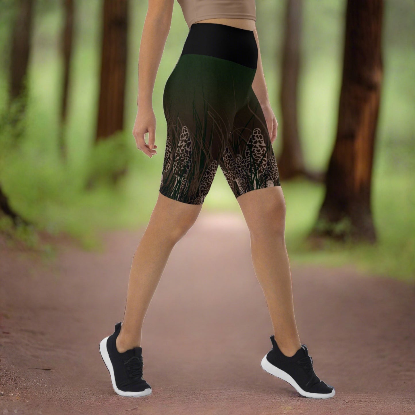 morel mushroom long shorts
