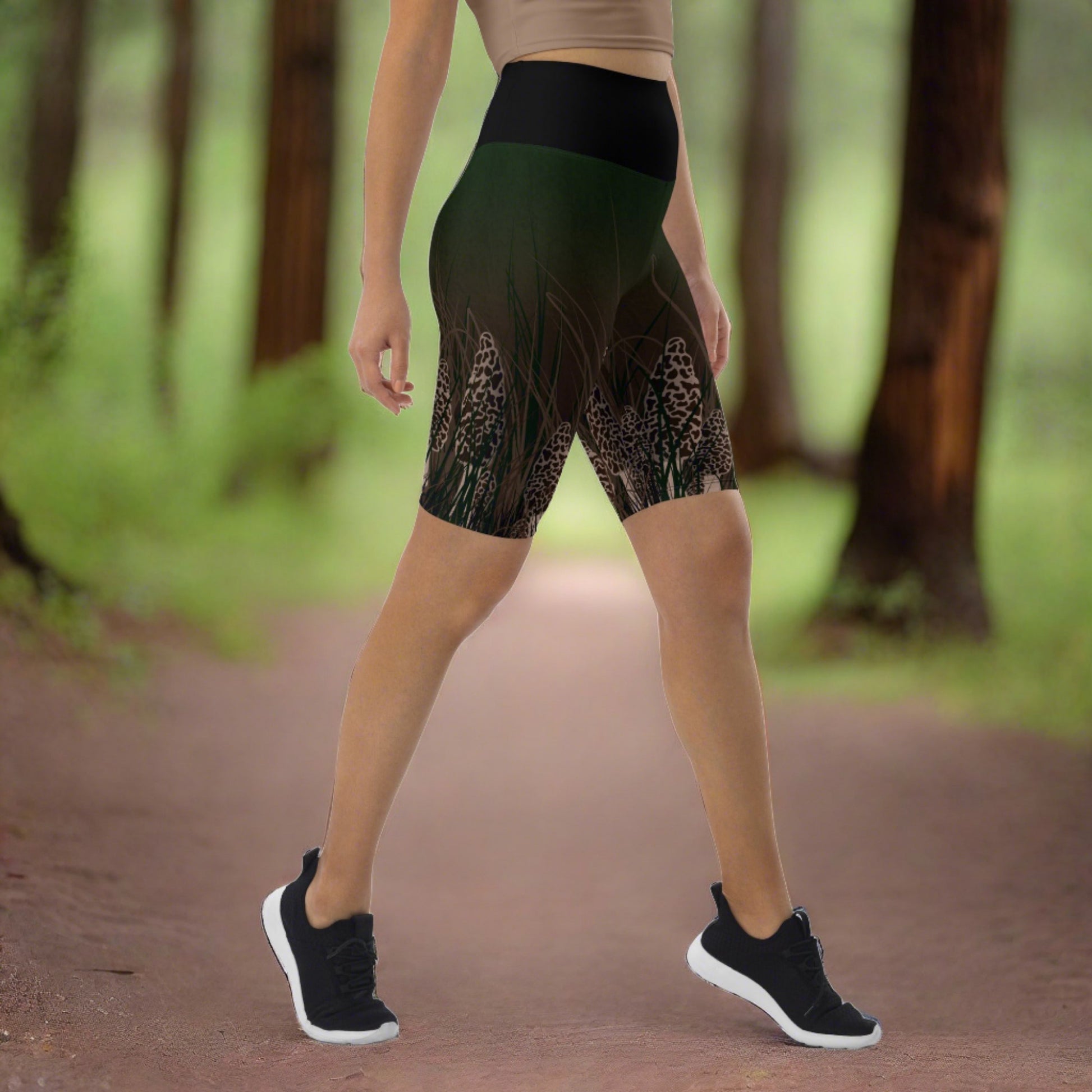 morel mushroom long shorts