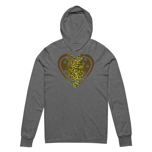Brook Trout - Fishing Love - Hooded Long Sleeve T-Shirt