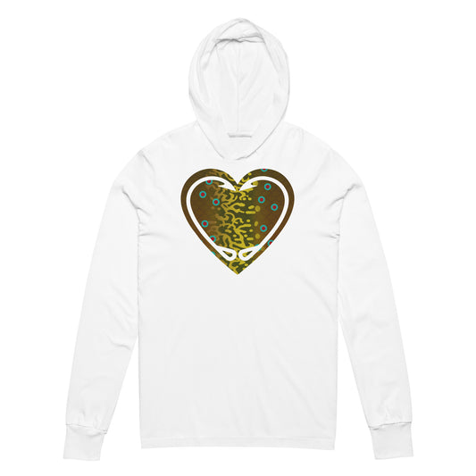 Brook Trout - Fishing Love - Hooded Long Sleeve T-Shirt