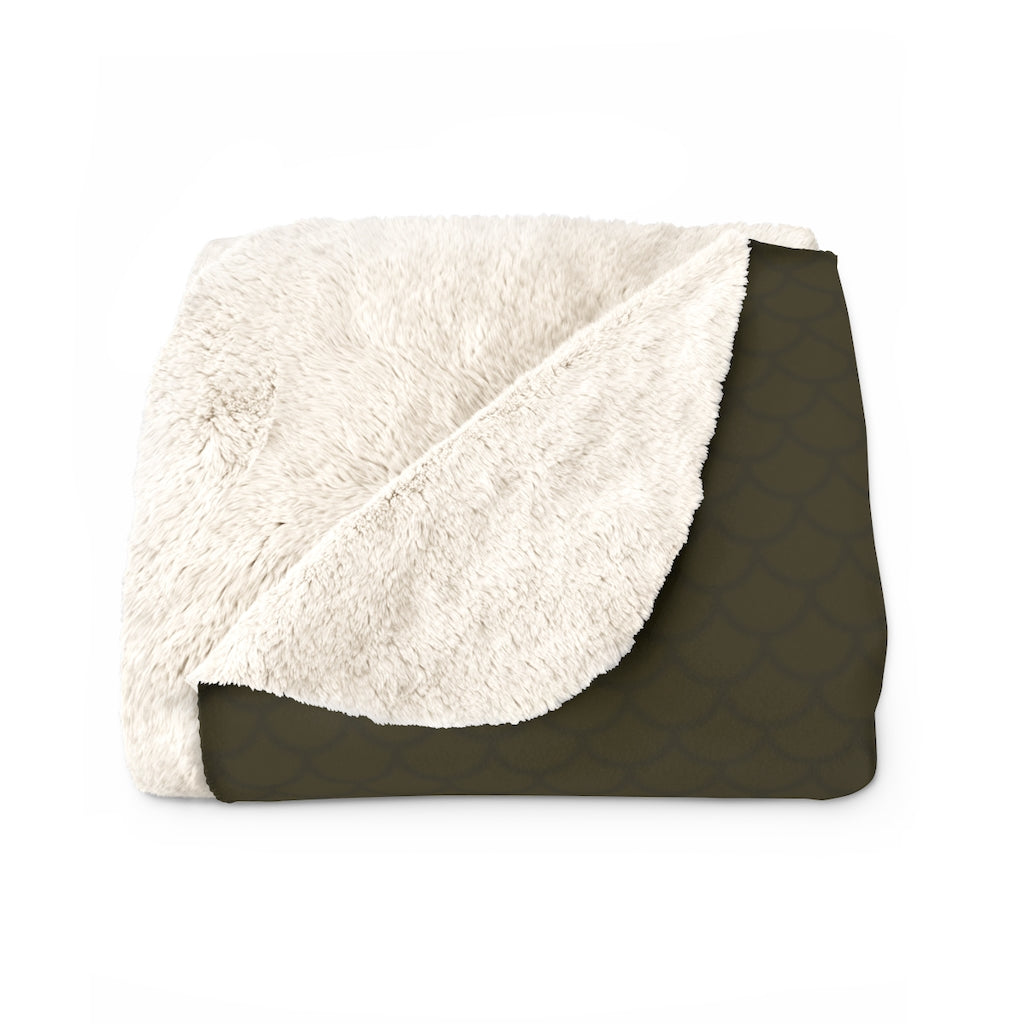 Brook Trout - Sherpa Fleece Blanket