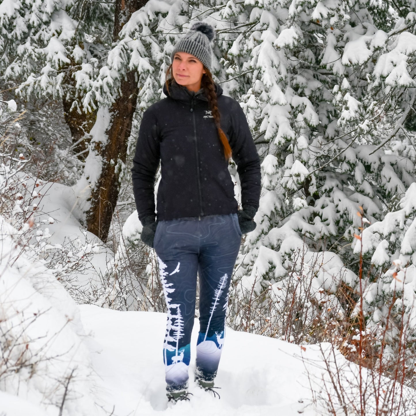 SnowVember Deer - Women's Joggers