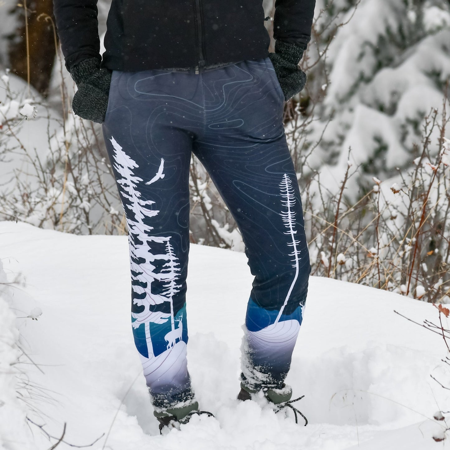 SnowVember Deer - Women's Joggers