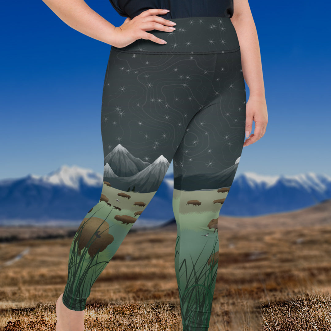 Bison Lumination - Curvy Size Leggings