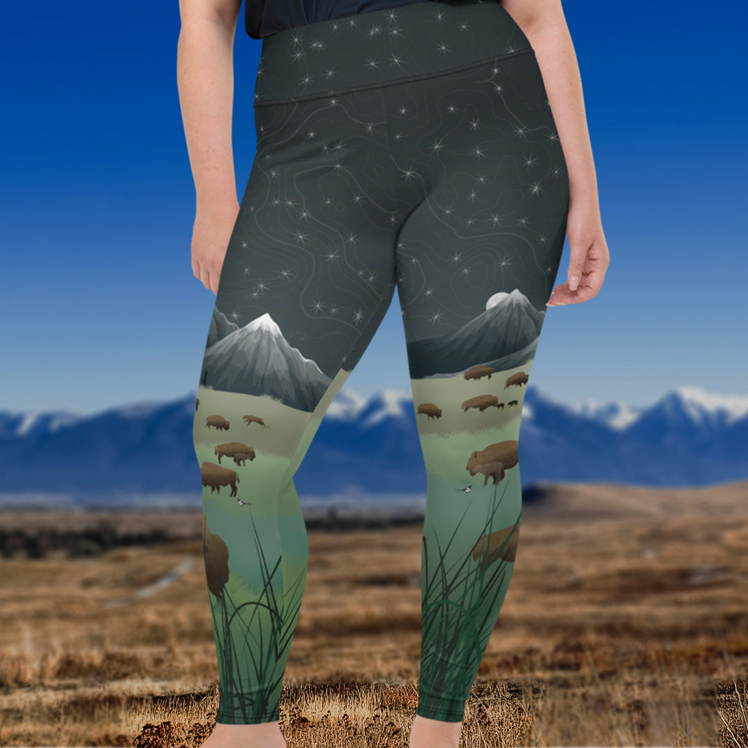 Bison Lumination - Curvy Size Leggings