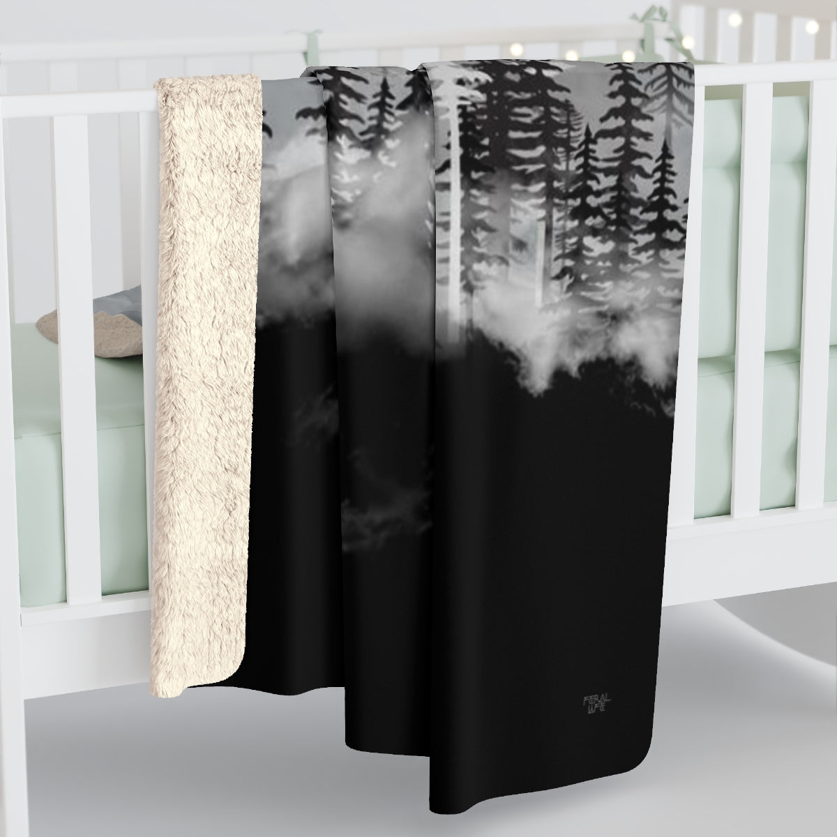Mountain Mist - Sherpa Fleece Blanket
