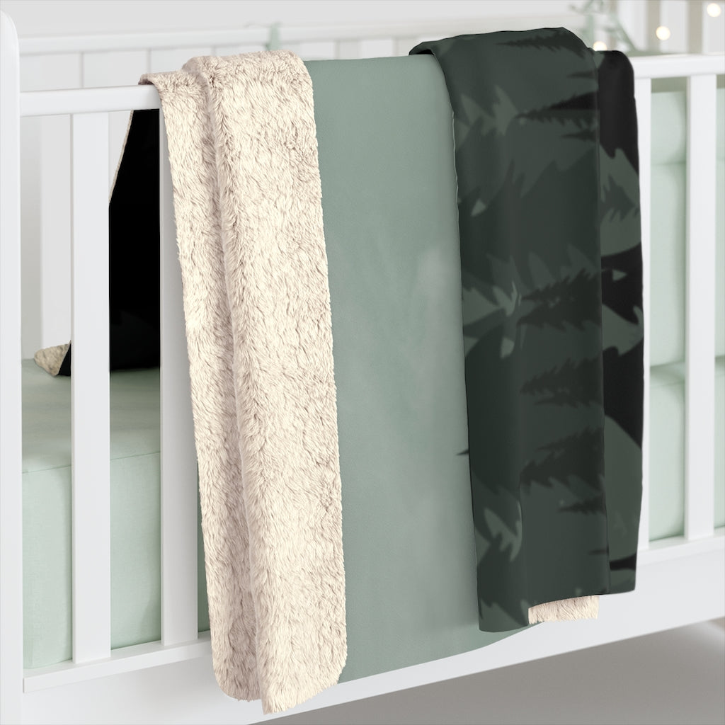 Old Growth - Sherpa Fleece Blanket